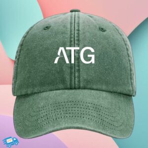 Arctangent Merch Shop Logo Cap Vintage Green