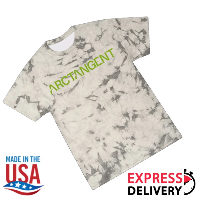 Arctangent Merch Store Logo Tie Dye Shirt - Silver 3 Arctangent Merch Store Logo Tie Dye Shirt - Silver
