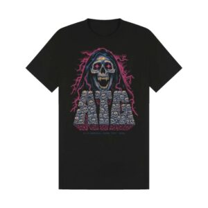 Arctangent Merch Store Skull Shirt - Black
