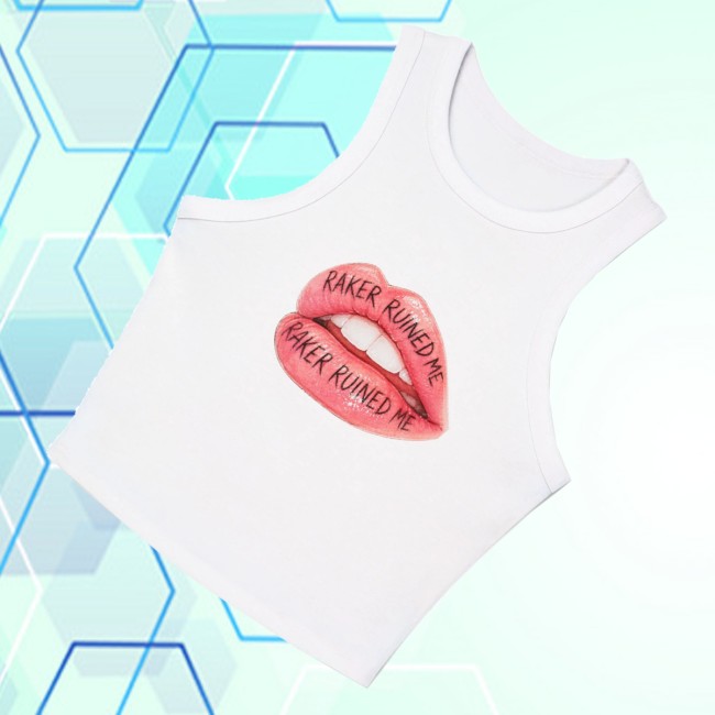 Asterverse Fan Club Merch Store Raker Ruined Me Lips Premium Tank Top White 3 Asterverse Fan Club Merch Store Raker Ruined Me Lips Premium Tank Top White