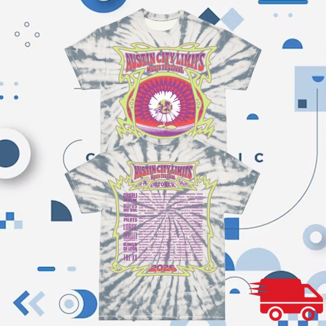 Austin City Limits Music Festival Merch Store Daisy Lineup Tee 5 Austin City Limits Music Festival Merch Store Daisy Lineup Tee