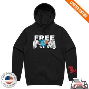 Bad Apples Merch Store Free Pam Hoodie Blue Bird