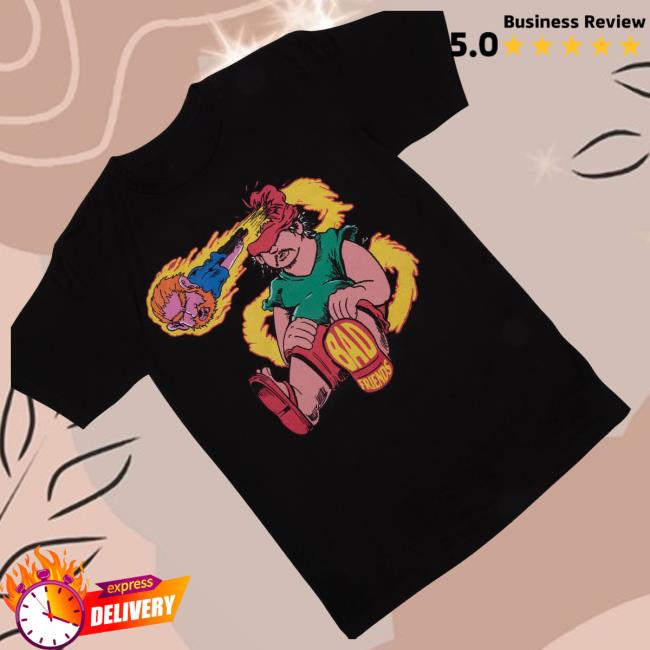 Bad Friends Merch Store Shop Hothead T-Shirt Black 3 Bad Friends Merch Store Shop Hothead T-Shirt Black