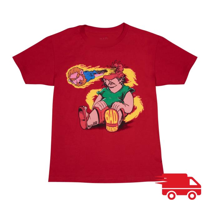 Bad Friends Merch Store Shop Hothead T-Shirt Red 2 Bad Friends Merch Store Shop Hothead T-Shirt Red