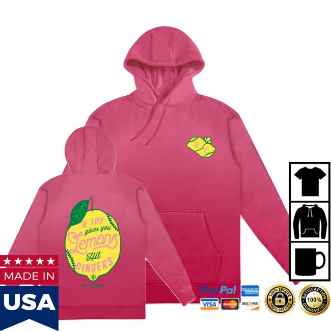 Baseball Lifestyle 101 Merch Store Lemon Dingers Hoodie