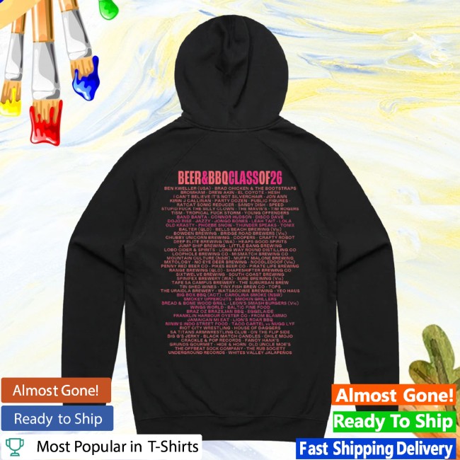 Beer & Bbq Merch Store Beer & Bbq Fest 2026 Lineup Hoodie
