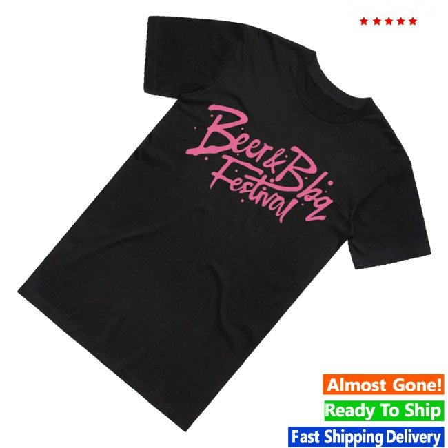 Beer & Bbq Merch Store Beer & Bbq Fest 2026 Tee Pink