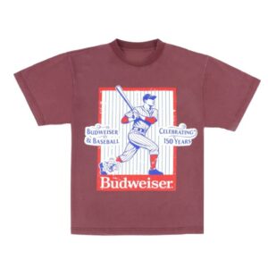 Beer Gear Store Merch Budweiser 150 Years Of Baseball T-Shirt