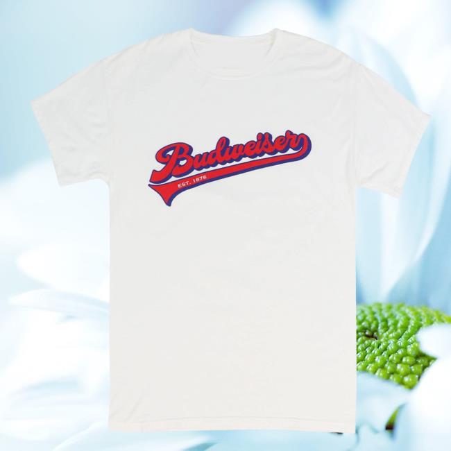 Beer Gear Store Merch Budweiser Vintage Baseball T Shirt