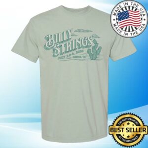 Billy Strings Merch Shop Store Cactus Tee With Dates
