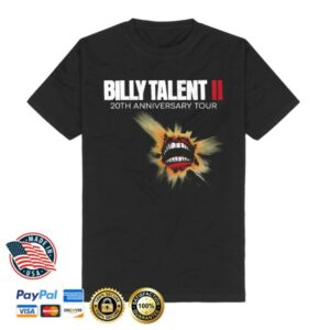 Billy Talent Store Merch 20Th Anniversary Shirt