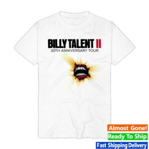 Billy Talent Store Merch 20Th Anniversary Shirt White