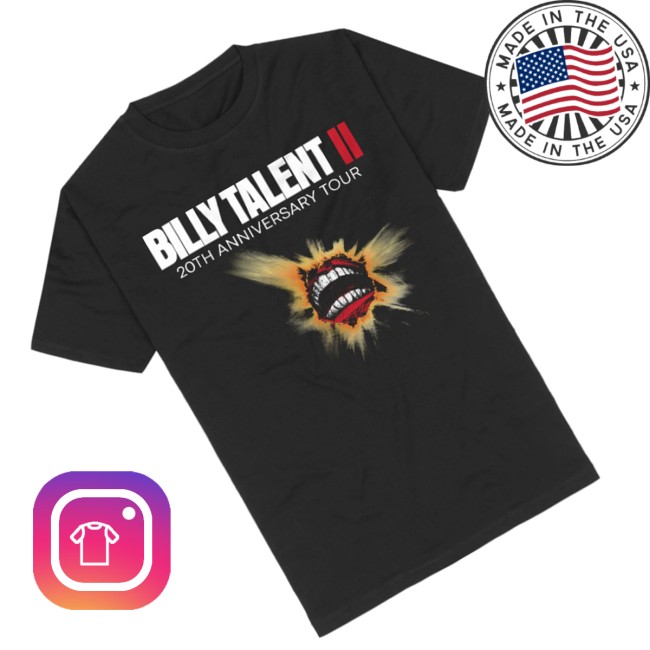 Billy Talent Store Merch 20Th Anniversary Shirt 3 Billy Talent Store Merch 20Th Anniversary Shirt
