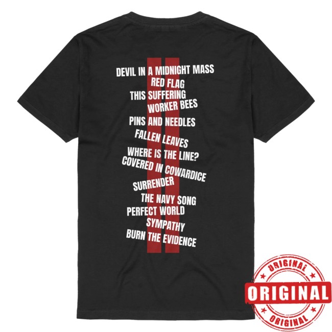 Billy Talent Store Merch Tracklist Tee 4 Billy Talent Store Merch Tracklist Tee