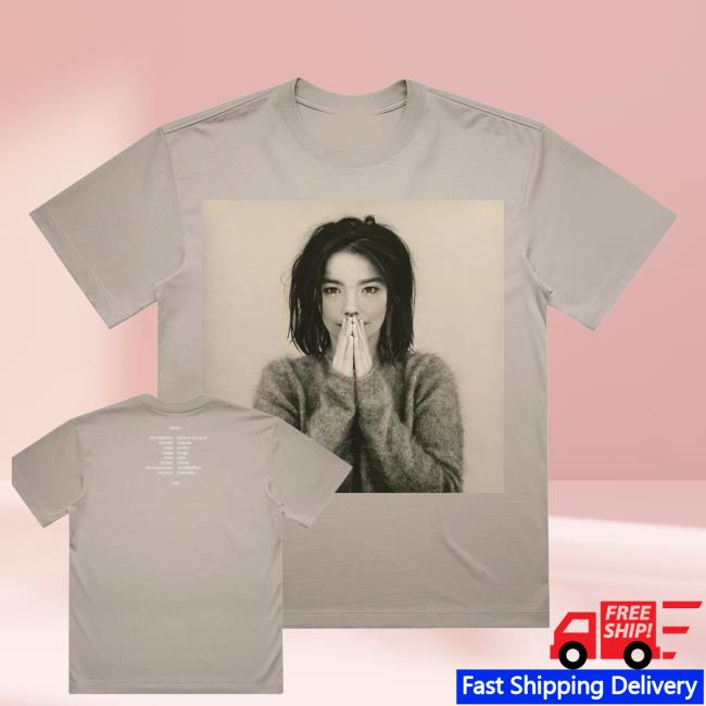Bjork Merch Shop Debut Album Cover T-Shirt 3 Bjork Merch Shop Debut Album Cover T-Shirt