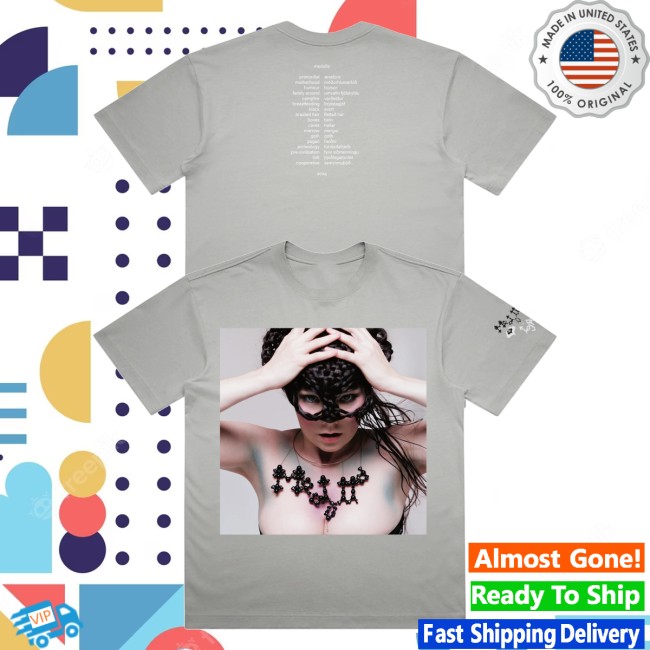 Bjork Merch Store Official Medulla Album Cover Shirt Grey 5 Bjork Merch Store Official Medulla Album Cover Shirt Grey