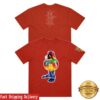 Bjork Merch Store Official Volta Album Cover Shirt Red - Custom Dyed 2 Bjork Merch Store Official Volta Album Cover Shirt Red - Custom Dyed