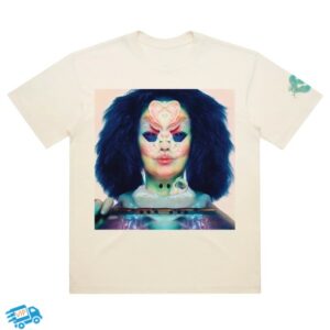 Bjork Store Merch Official Utopia Album Cover T-Shirt