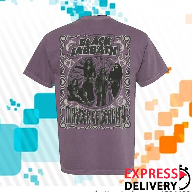 Black Sabbath Merch Store Master Of Reality Purple Shirt 4 Black Sabbath Merch Store Master Of Reality Purple Shirt