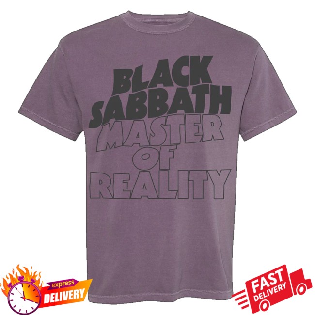 Black Sabbath Merch Store Master Of Reality Purple T-Shirt 3 Black Sabbath Merch Store Master Of Reality Purple T-Shirt