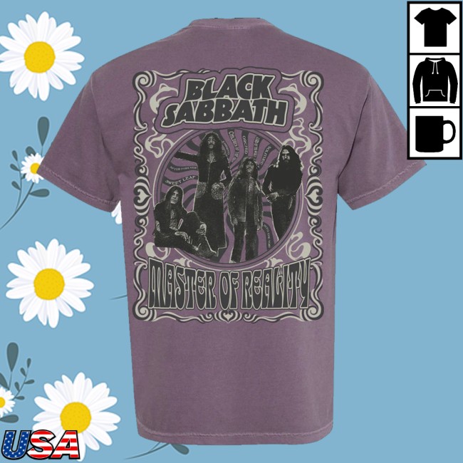 Black Sabbath Merch Store Master Of Reality Purple T-Shirt 4 Black Sabbath Merch Store Master Of Reality Purple T-Shirt