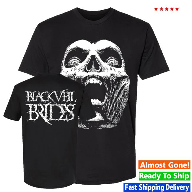 Black Veil Brides Merch Store Brideface Tee 3 Black Veil Brides Merch Store Brideface Tee
