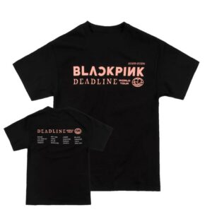 Blackpink Merch Shop Store Blackpink World Tour Tee Black
