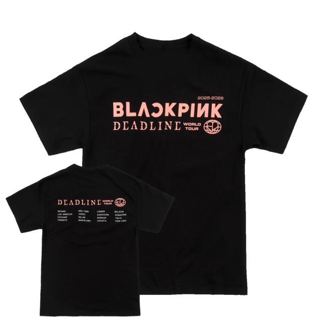 Blackpink Merch Shop Store Blackpink World Tour Tee Black 3 Blackpink Merch Shop Store Blackpink World Tour Tee Black