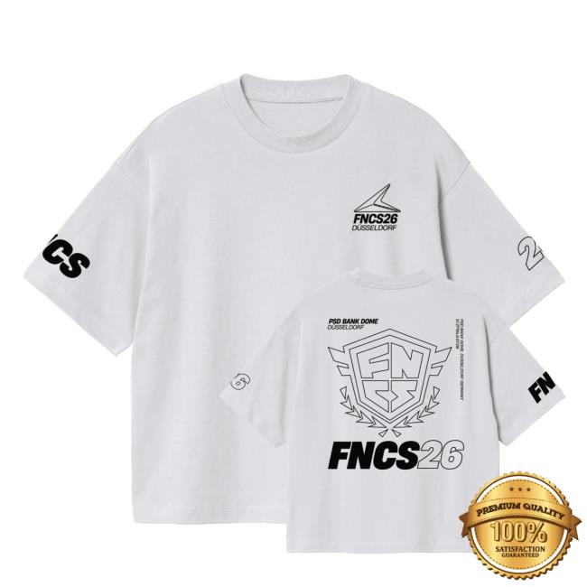 Blast.Tv Music Merch Store Fncs 2026 T-Shirt (White)