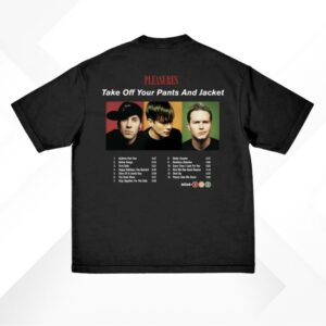 Blink-182 Store Merch Pleasures X Blink-182 Tracklist Photo Shirt