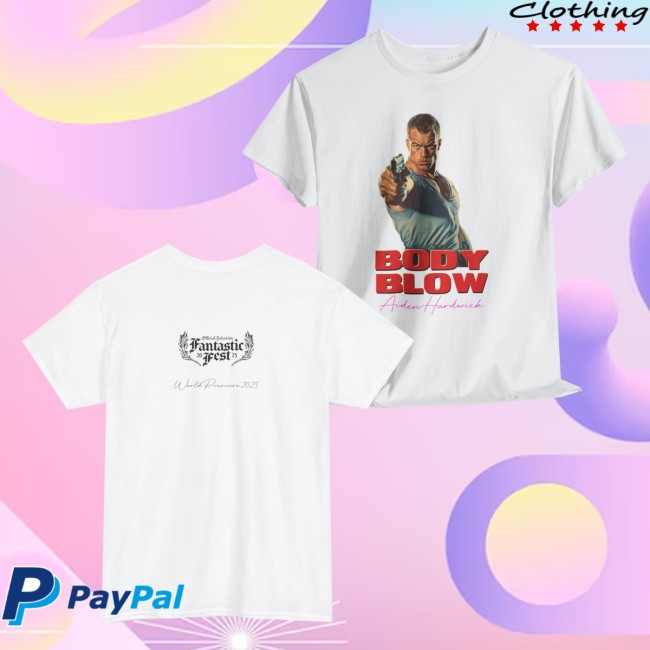 Body Blow Merch Store Aiden Point Blank T-Shirt Fantastic Fest Limited Edition 5 Body Blow Merch Store Aiden Point Blank T-Shirt Fantastic Fest Limited Edition