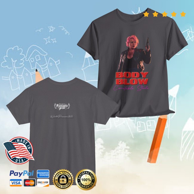 Body Blow Merch Store Steele Locked And Loaded T-Shirt Fantastic Fest Limited Edition 5 Body Blow Merch Store Steele Locked And Loaded T-Shirt Fantastic Fest Limited Edition