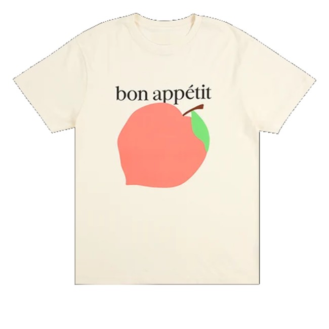 Bon Appetit Store Merch The Peach Tee 2 Bon Appetit Store Merch The Peach Tee