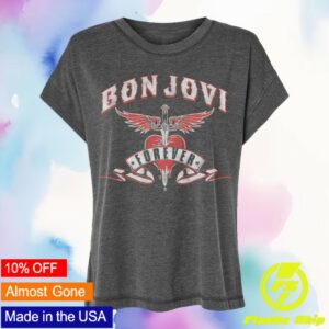 Bon Jovi Merch Shop Forever Charcoal Women's T-Shirt