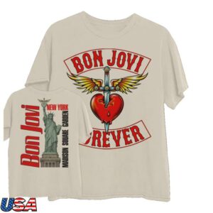 Bon Jovi Merch Shop Store Natural Liberty Shirts