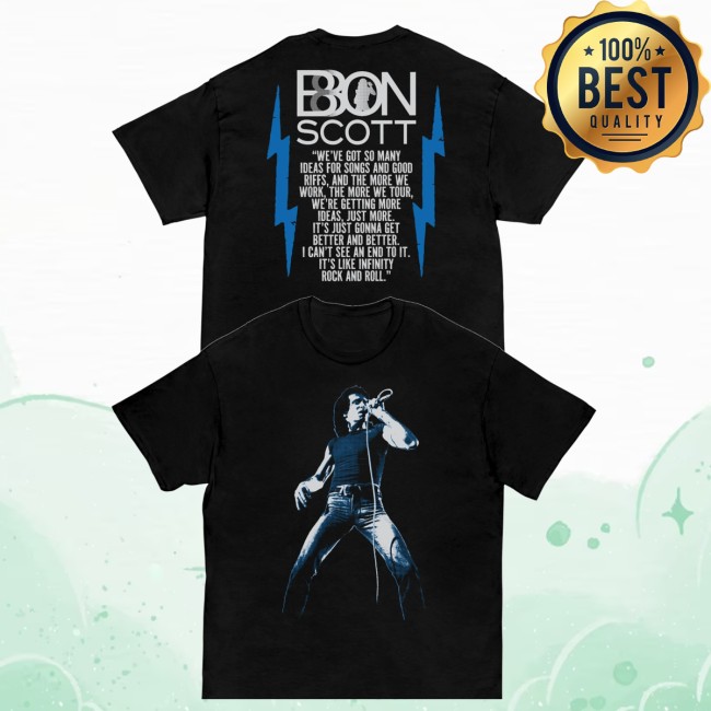 Bon Scott Merch Store Bon Scott 80 Birthday Bash Shirt