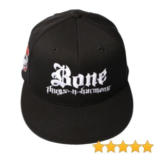 Bone Thugs-N-Harmony Store Merch Bone Thugs-N-Harmony Black Flatbrim Flexfit Hat