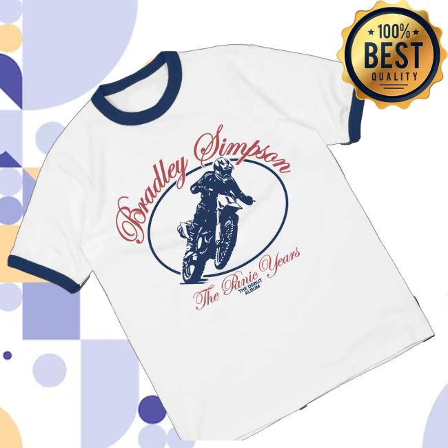 Bradley Simpson Merch Store The Panic Years Biker Ringer T-Shirt 3 Bradley Simpson Merch Store The Panic Years Biker Ringer T-Shirt