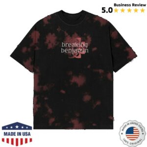 Breaking Benjamin Store Merch Breath Dye Tee