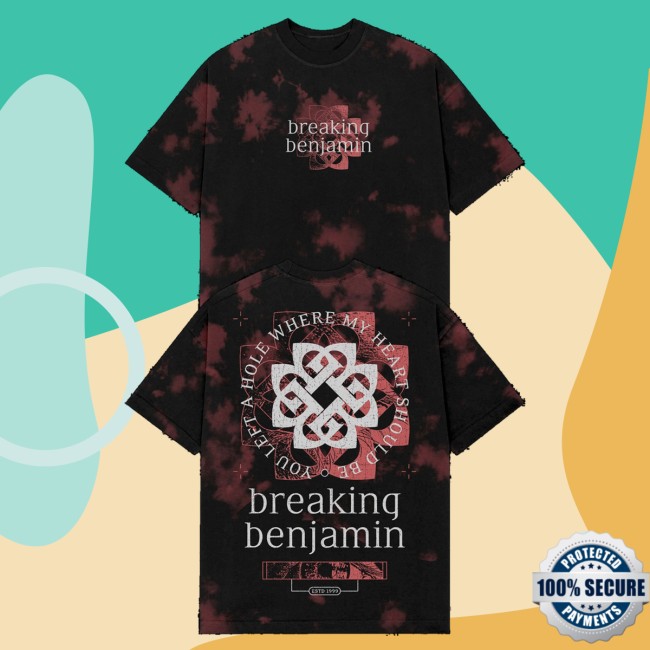 Breaking Benjamin Store Merch Breath Dye Tee 5 Breaking Benjamin Store Merch Breath Dye Tee