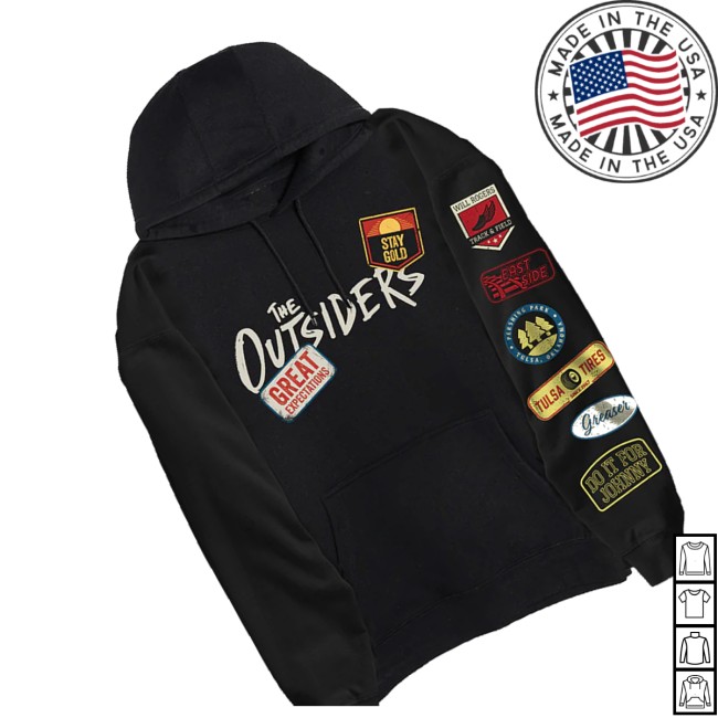 Broadway World Merch Shop Outsiders Unisex Hoodie 3 Broadway World Merch Shop Outsiders Unisex Hoodie