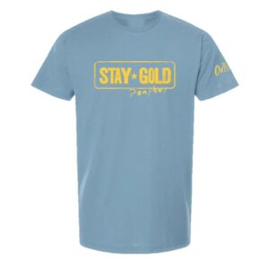 Broadway World Merch Shop Outsiders Unisex Stay Gold Tee