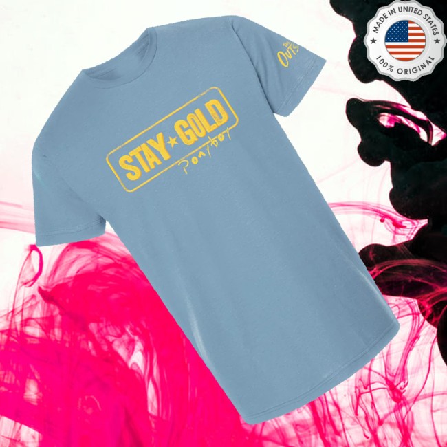 Broadway World Merch Shop Outsiders Unisex Stay Gold Tee 3 Broadway World Merch Shop Outsiders Unisex Stay Gold Tee
