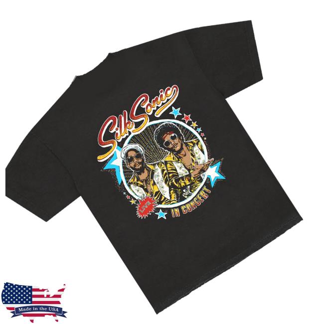 Bruno Mars Merch Store Shop Silk Sonic In Concert Tee 3 Bruno Mars Merch Store Shop Silk Sonic In Concert Tee