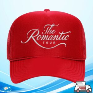Bruno Mars Merch Store Shop The Romantic Tour Hat Red