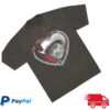Bruno Mars Store Merch Black T-Shirt Shadow Chained Heart