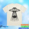 Calvin Harris Store Merch Ecru Ufo Shirt White