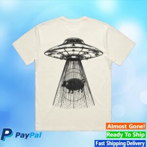 Calvin Harris Store Merch Ecru Ufo Shirt White