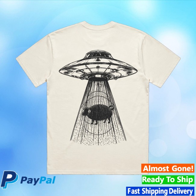 Calvin Harris Store Merch Ecru Ufo Shirt White 3 Calvin Harris Store Merch Ecru Ufo Shirt White
