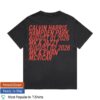 Calvin Harris Store Merch Stone Black Sun Flame Shirt